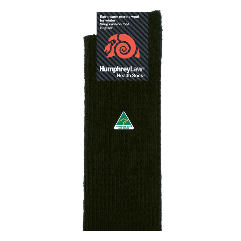 Humphrey Law Winter Merino No Tight Elastic Top Health Socks image number 0